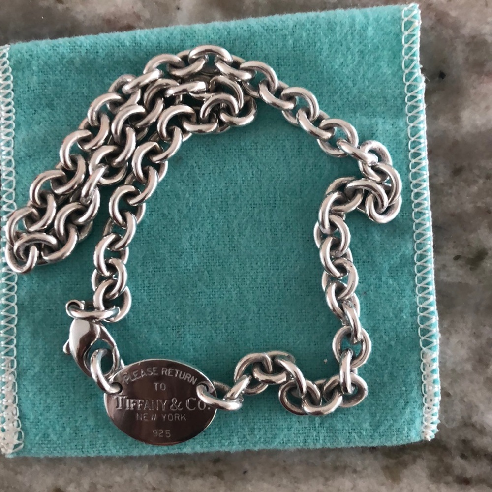 🚫SOLD ...Tiffany & Co sterling silver tag neck